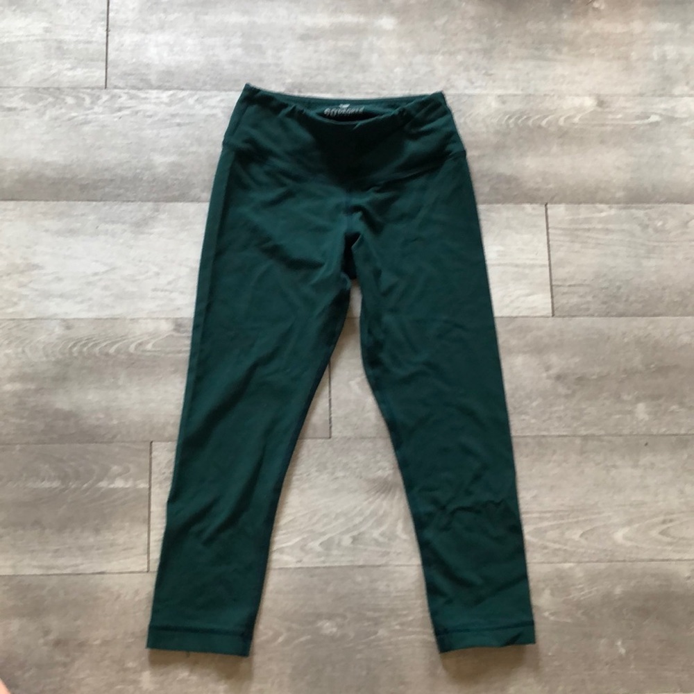 Turquoise army green leggings